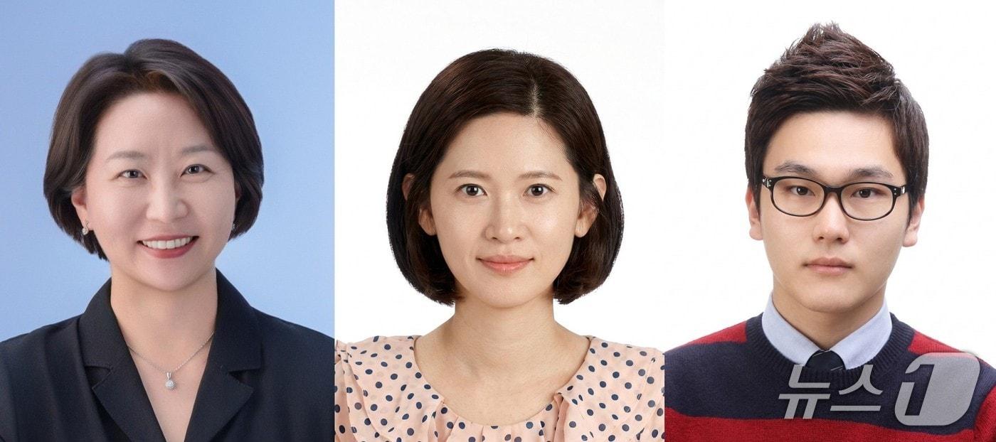 본문 이미지 - (좌측부터) 박지영 교수, 김추숙 박사, 조우빈 박사.(UNIST 제공. 재판매 및 DB금지)/뉴스1