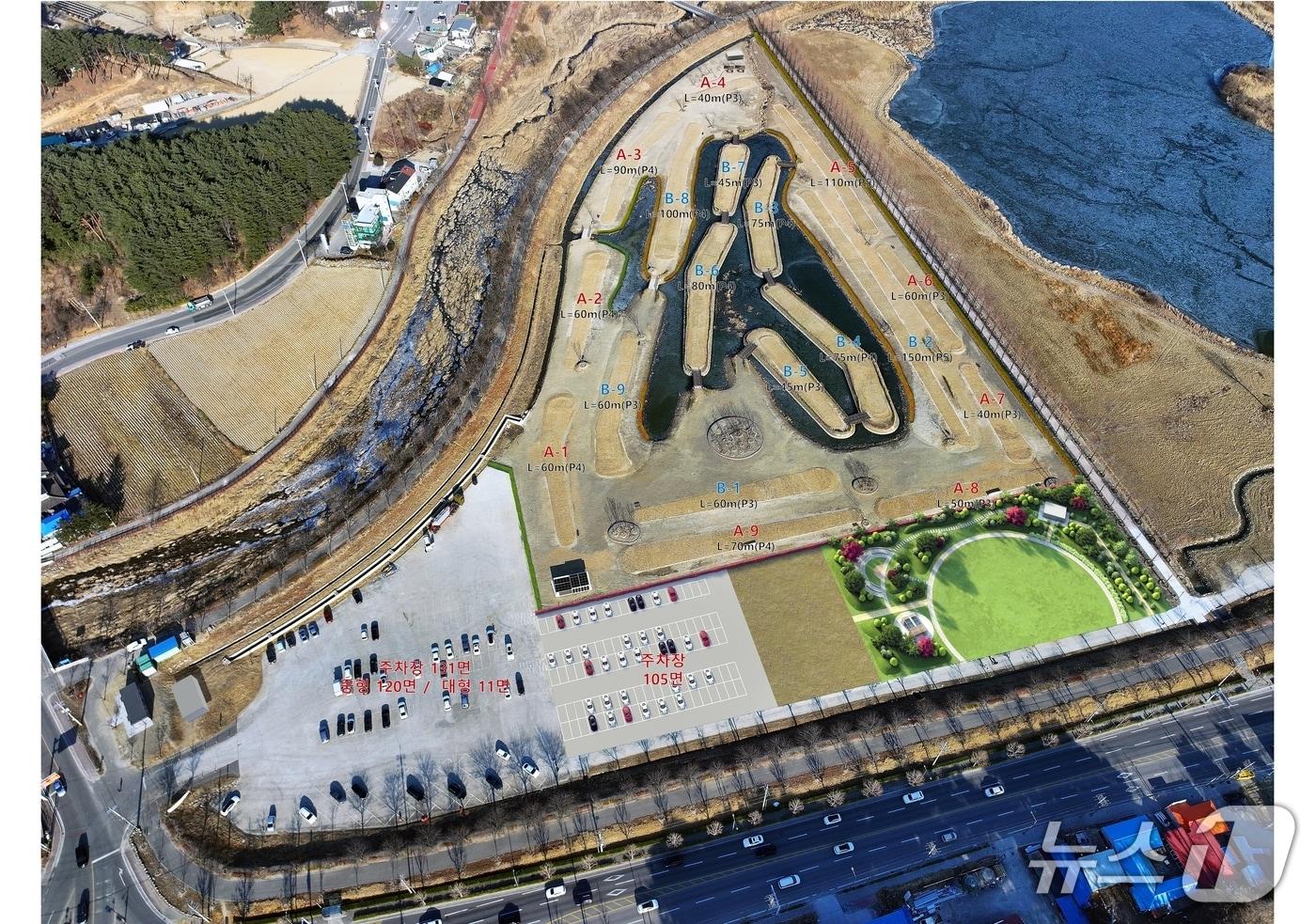 본문 이미지 - 강릉 경포파크골프장 조감도.(강릉시 제공, 재판매 및 DB 금지) 2026.3.24/뉴스1
