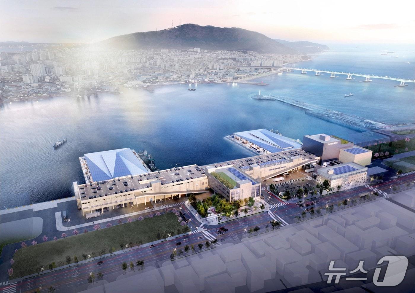 본문 이미지 - 부산공동어시장 현대화사업 조감도 (부산공동어시장 제공. 재판매 및 DB금지)