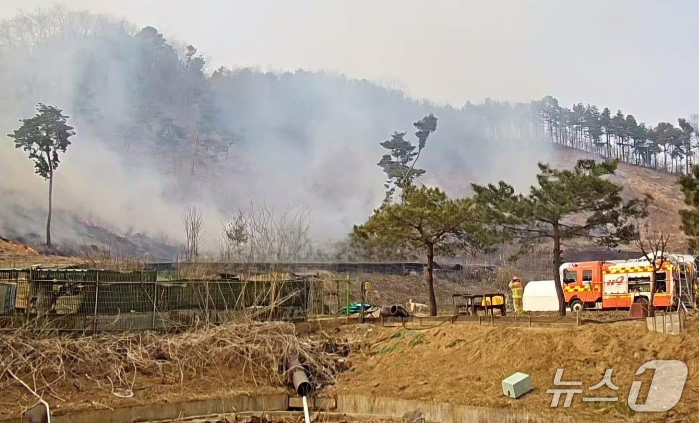 본문 이미지 - 화재 현장. (경기도소방재난본부 제공. 재판매 및 DB 금지) 2026.3.24/뉴스1