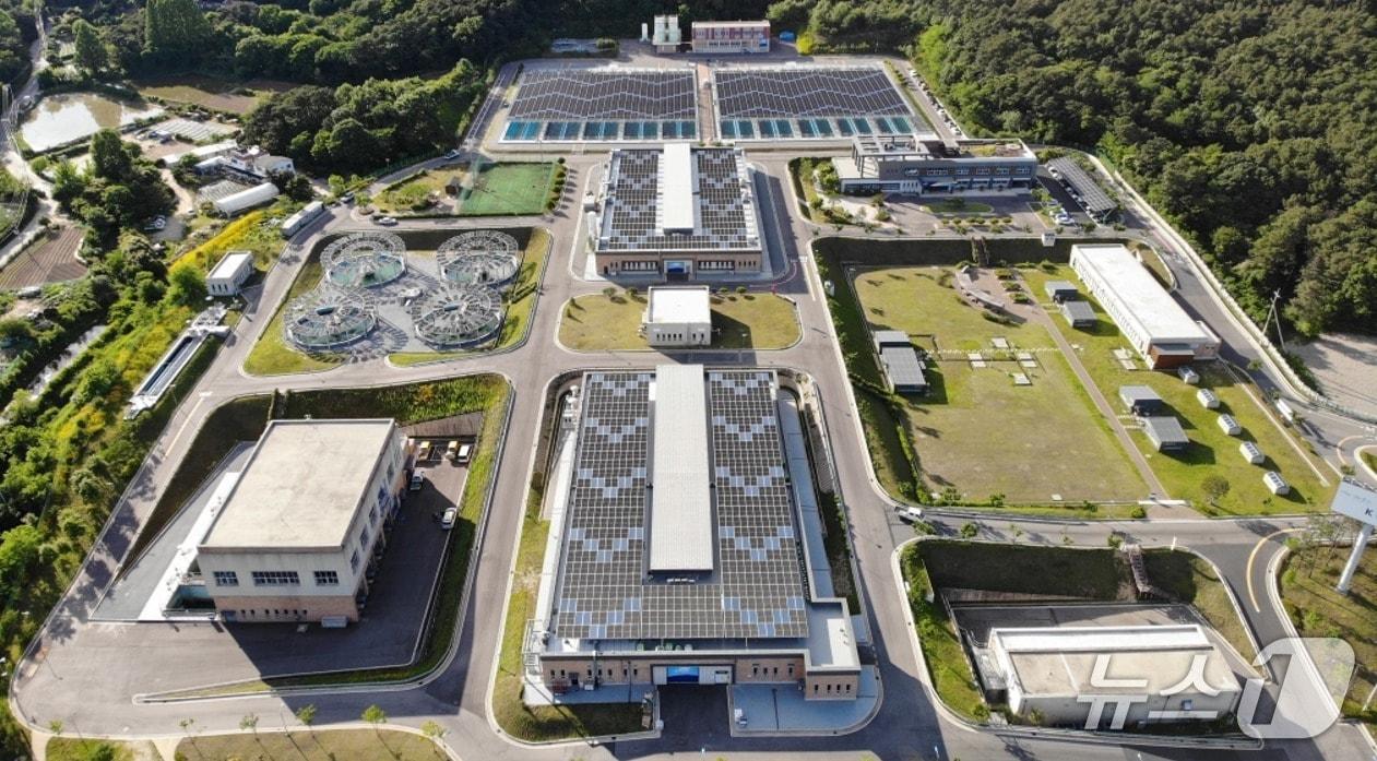 본문 이미지 - 한국수자원공사 화성정수장 전경(한국수자원공사 제공.재판매 및 DB금지)/뉴스1