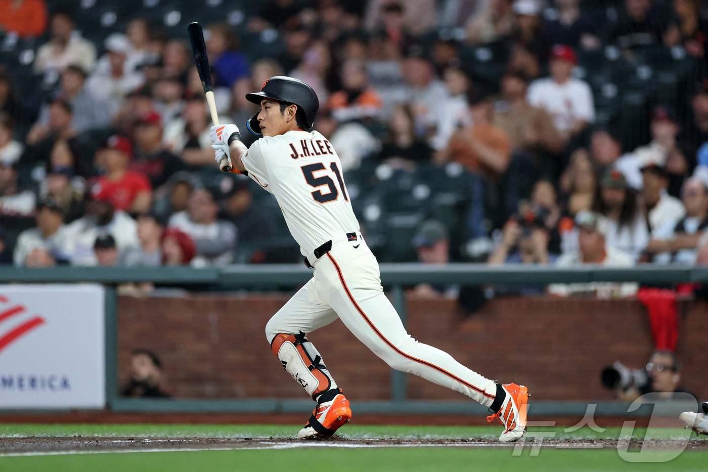 본문 이미지 - MLB 샌프란시스코 이정후. ⓒ AFP=뉴스1