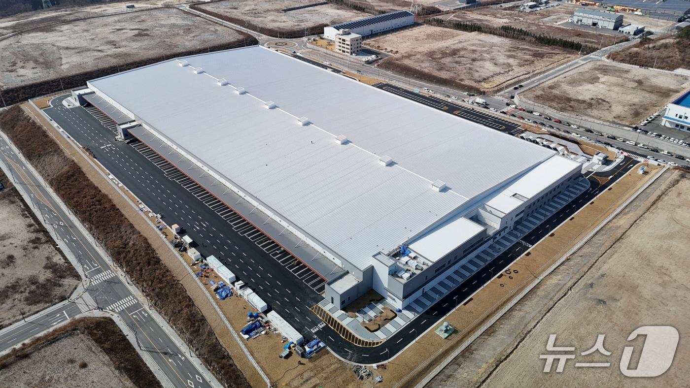 본문 이미지 - 쿠팡 제천 첨단물류센터 공사 현장 항공사진.(제천시 제공. 재판매 및 DB금지) 