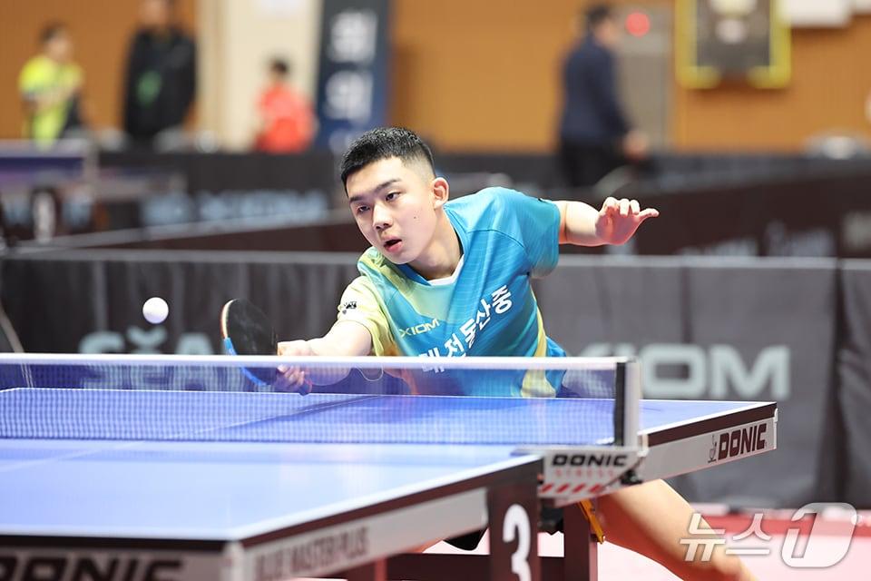 본문 이미지 - 이승수 대전동산중 선수.(대전시탁구협회 제공. 재판매 및 DB금지)/뉴스1