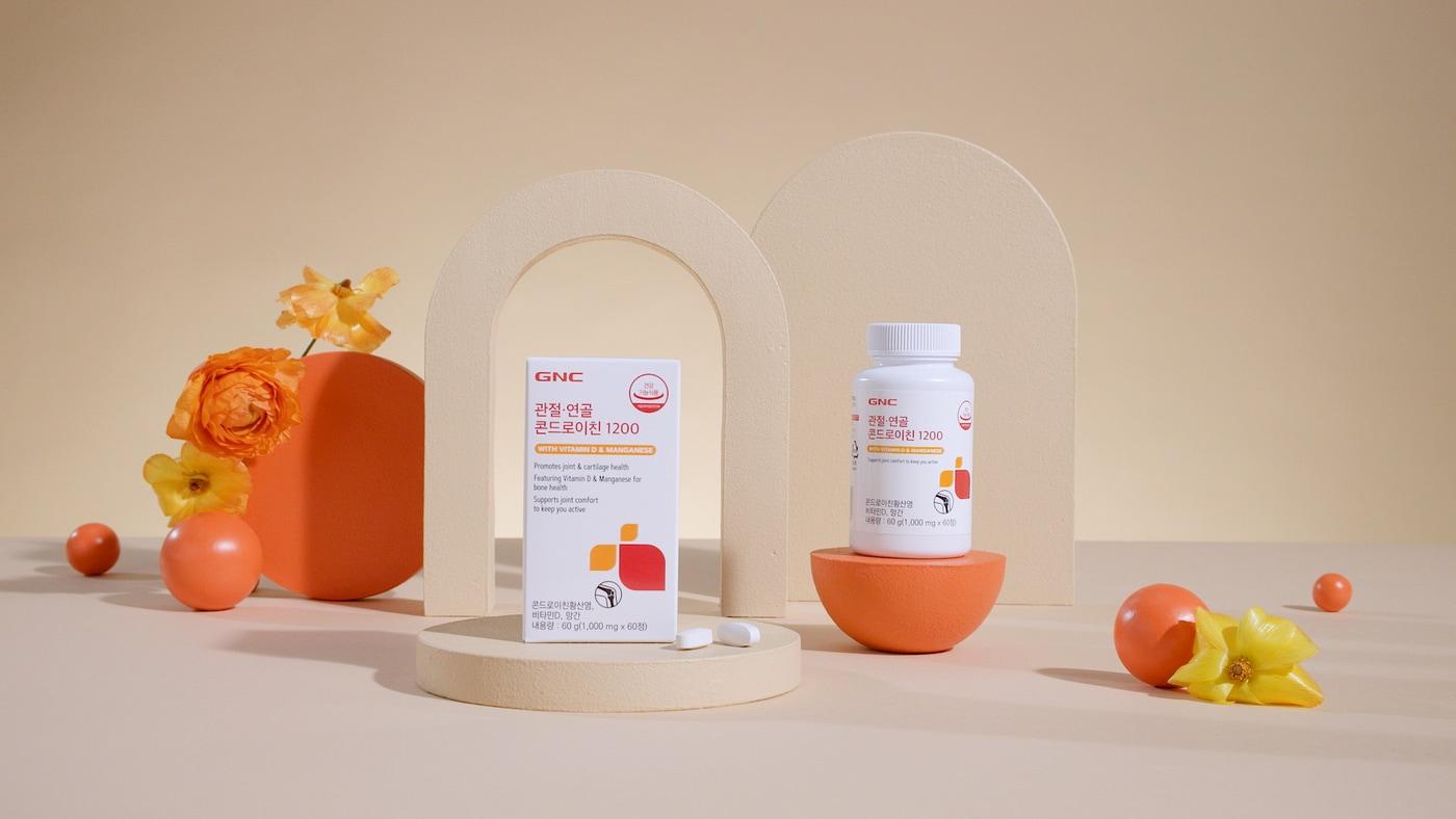 본문 이미지 - 동원F&B, 관절 건강 위한 'GNC 관절·연골 콘드로이친 1200'.(동원F&B 제공) 