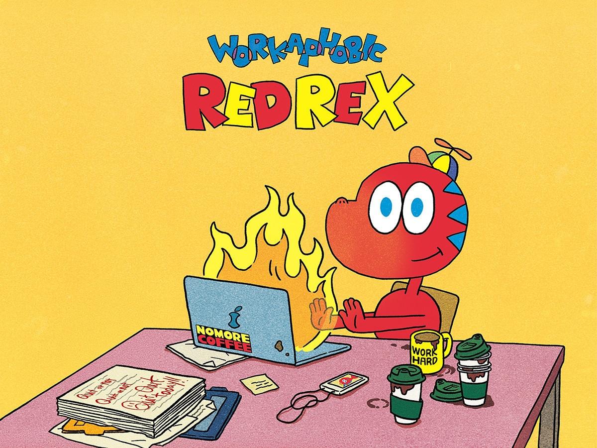 본문 이미지 - 글로벌 엔터테인먼트 기업 더핑크퐁컴퍼니(403850)는 글로벌 MZ세대 직장인을 겨냥한 신규 IP(지식재산권) '레드렉스'(REDREX)를 공개했다고 26일 밝혔다.(더핑크퐁컴퍼니 제공)