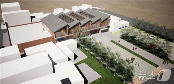 본문 이미지 - 광양매일시장 조감도 