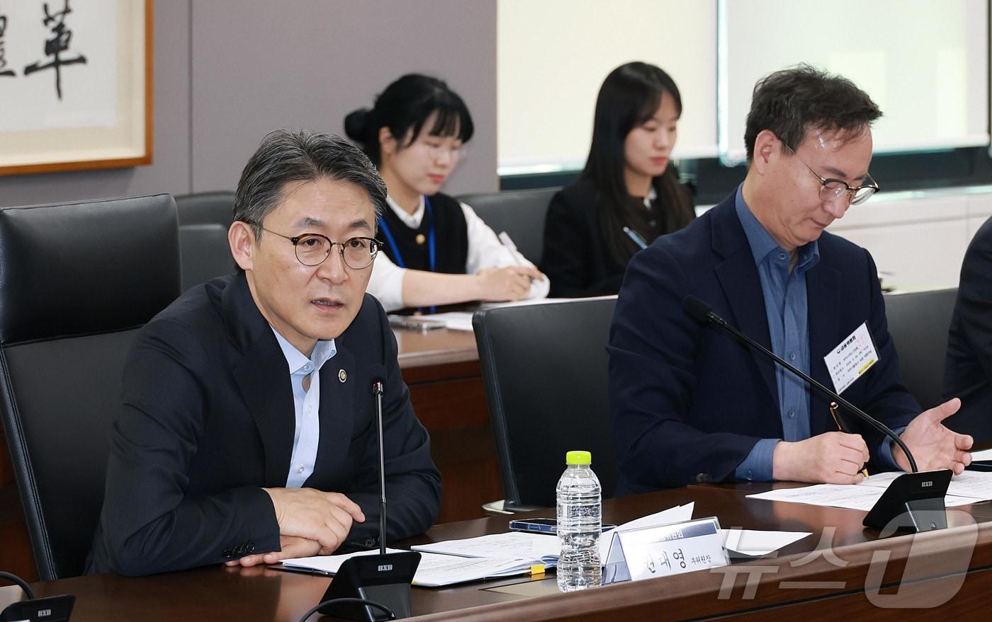 본문 이미지 - 권대영 금융위원회 부위원장이 올해 3월 서울 종로구 정부서울청사에서 열린 보이스피싱 대응 간담회에서 발언을 하고 있다. (금융위원회 제공. 재판매 및 DB 금지) 2026.3.26 ⓒ 뉴스1