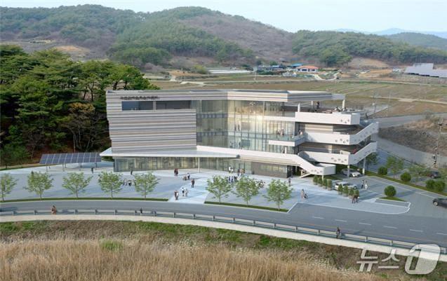 본문 이미지 - 마동호 습지센터 조감도.(고성군 제공. 재판매 및 DB금지)