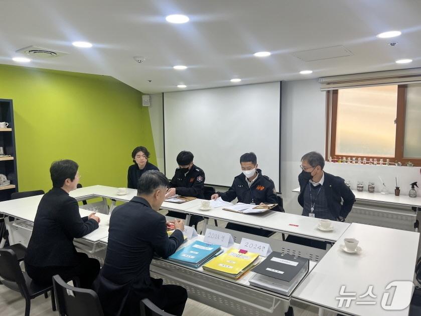 본문 이미지 - 강원특별자치도 소방본부, 소방시설 관리업체 자체점검 표본조사 및 도내 소방관서 업무 실태점검.(도소방본부 제공, 재판매 및 DB금지)