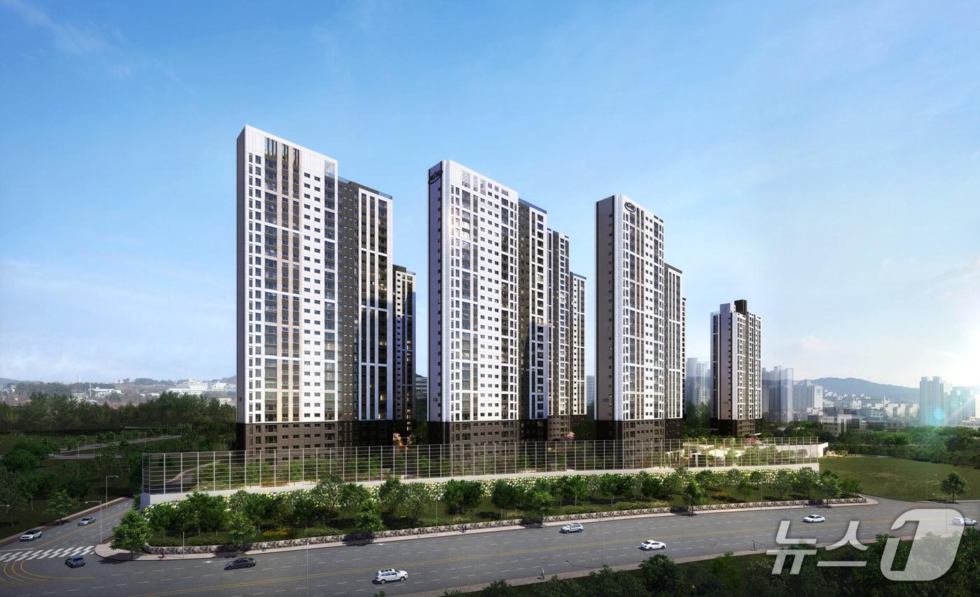 본문 이미지 - 천안 동일하이빌 파크레인 투시도.(㈜동일토건 제공. 재판매 및 DB금지)