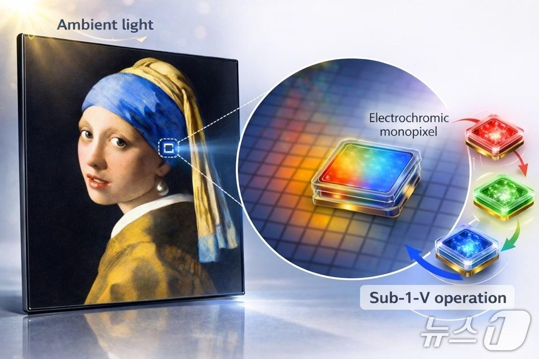 본문 이미지 - 반사형 디스플레이 이미지(AI 생성·KAIST 제공) /뉴스1