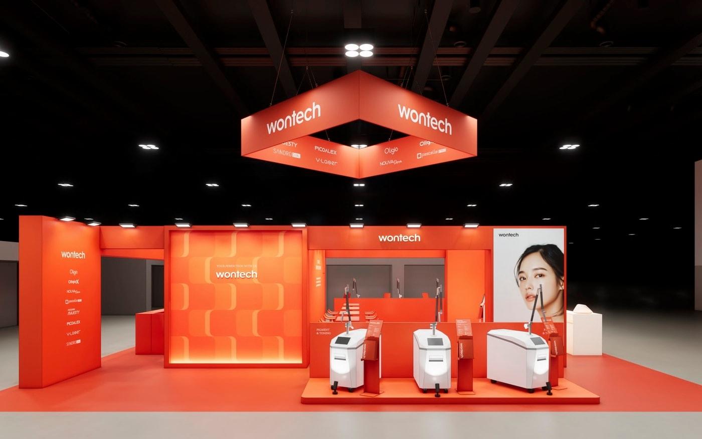 본문 이미지 - 원텍 '2026 미국 피부과학회 연례 미팅'(ADD) 참가 부스 이미지. (원텍 제공) 