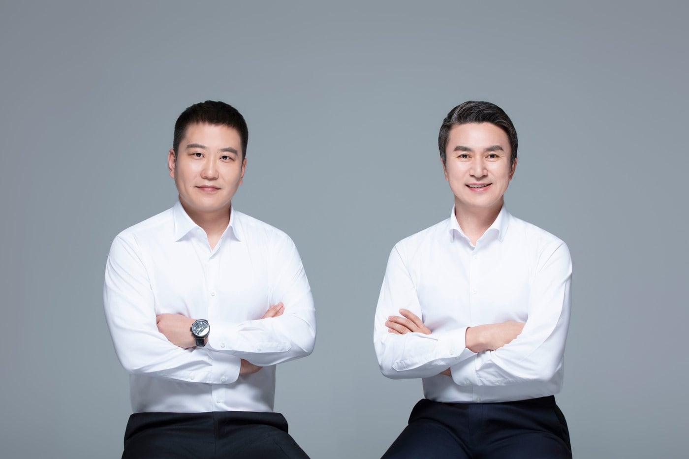 본문 이미지 - 최영우(오른쪽), 이민원 숲 각자 대표이사 (SOOP 제공)