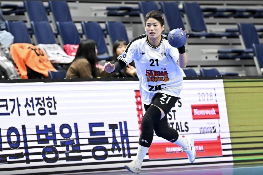 본문 이미지 - SK 슈가글라이더즈 최지혜. (한국핸드볼연맹 제공)