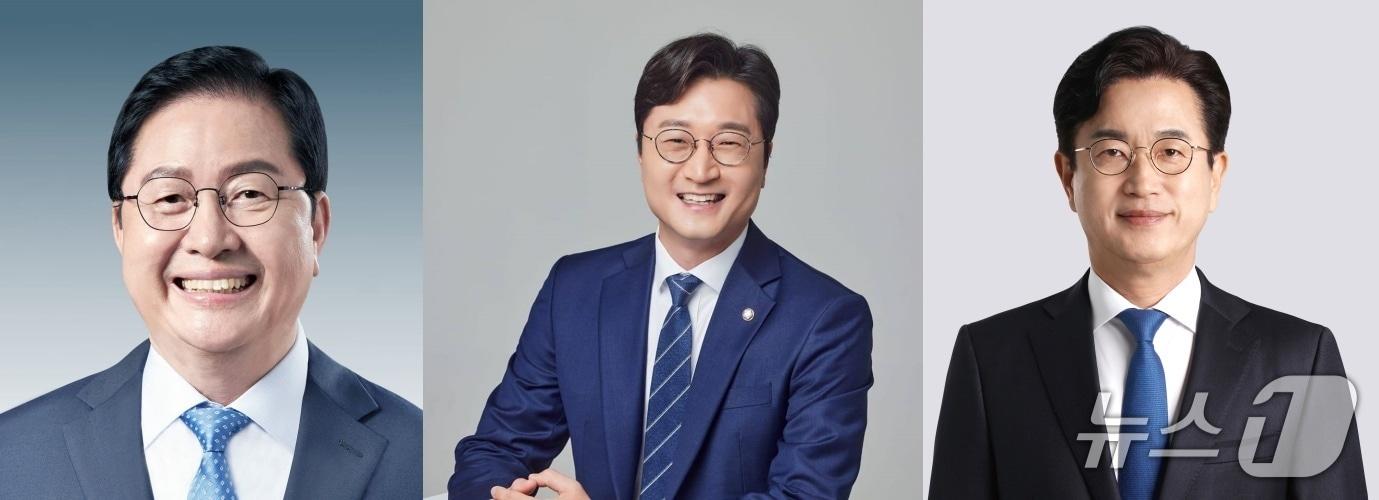 본문 이미지 - 더불어민주당 대전시장 후보 경선 주자들 (왼쪽부터) 장종태, 장철민 의원, 허태정 전 대전시장. / 뉴스1