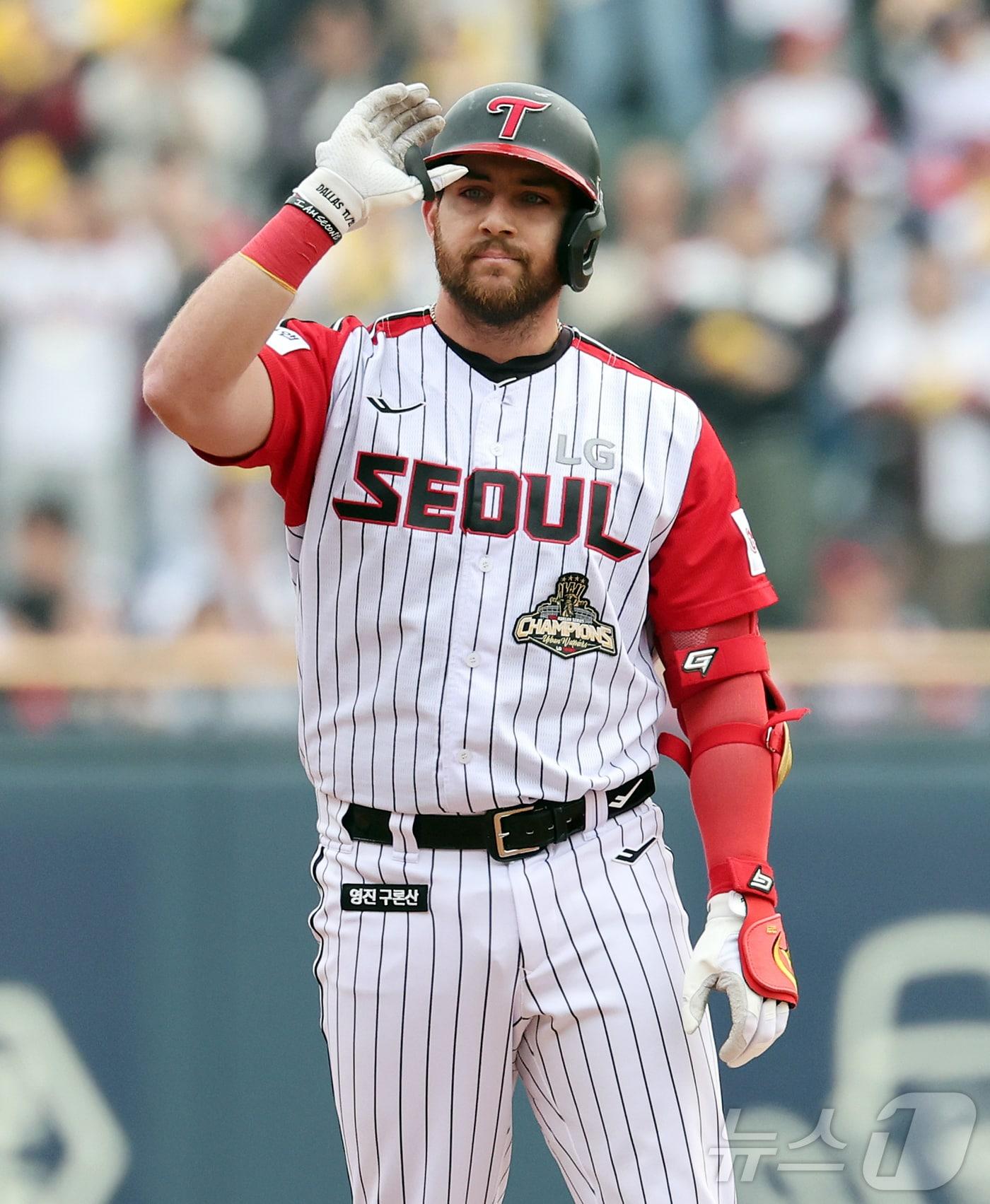 본문 이미지 - LG 트윈스 오스틴 딘. ⓒ 뉴스1 김진환 기자