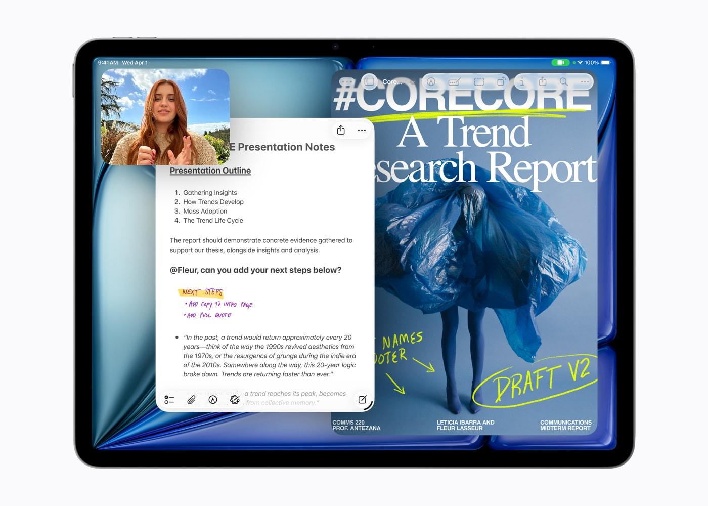 본문 이미지 - M4 칩셋 탑재 아이패드 에어(애플 제공)/뉴스1