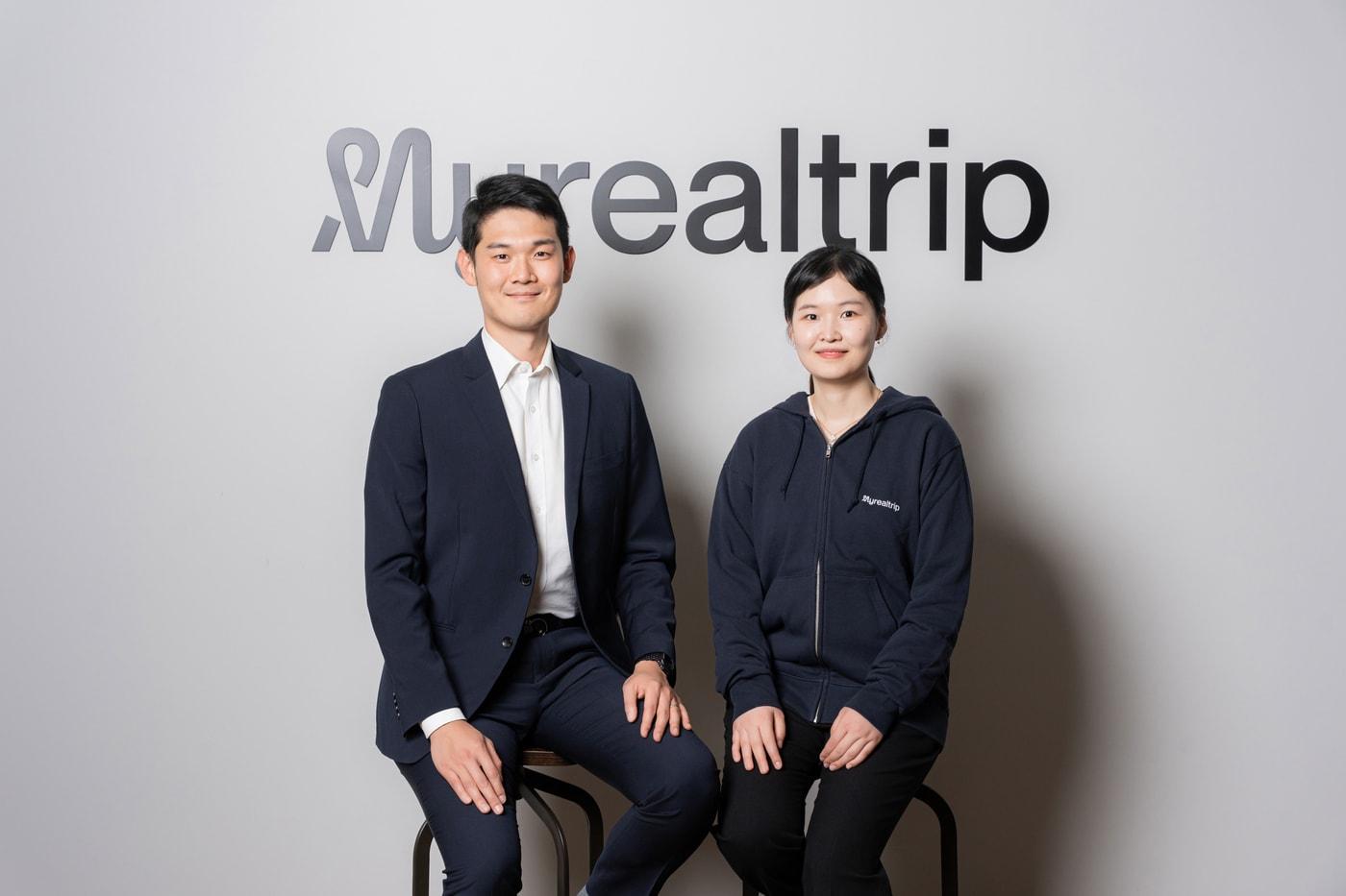 본문 이미지 - 마이리얼트립의 주진명 CFO(왼쪽), 허원진 CTO(마이리얼트립 제공)