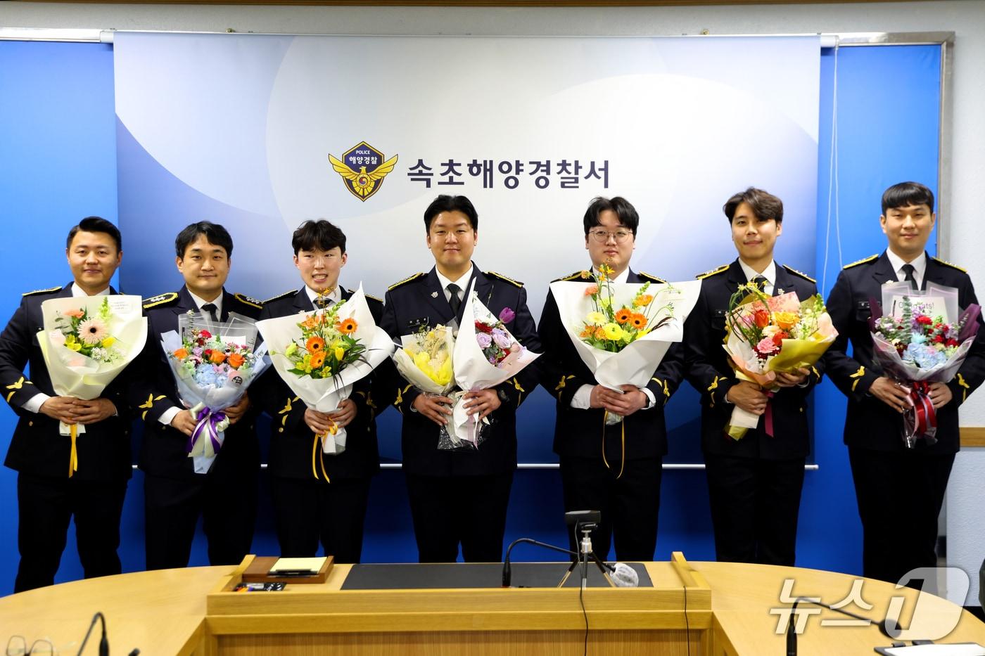 본문 이미지 - 속초해경 승진 임용식.(속초해경 제공, 재판매 및 DB 금지) 2026.3.3/뉴스1