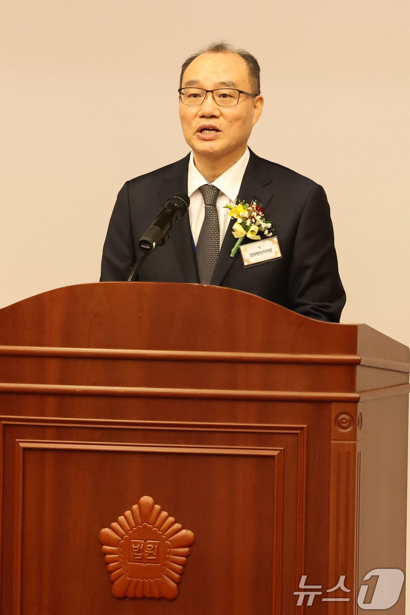 본문 이미지 - 기우종 법원행정처 차장. 2026.3.3 ⓒ 뉴스1 이승현 기자