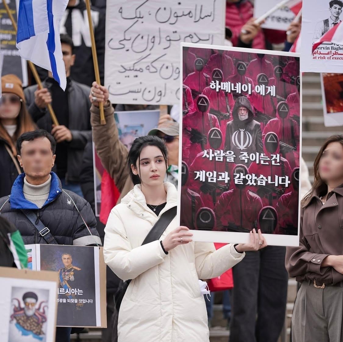 본문 이미지 -  한국에서 활동 중인 미스 이란 출신 모델 호다 니쿠(본인 인스타그램)