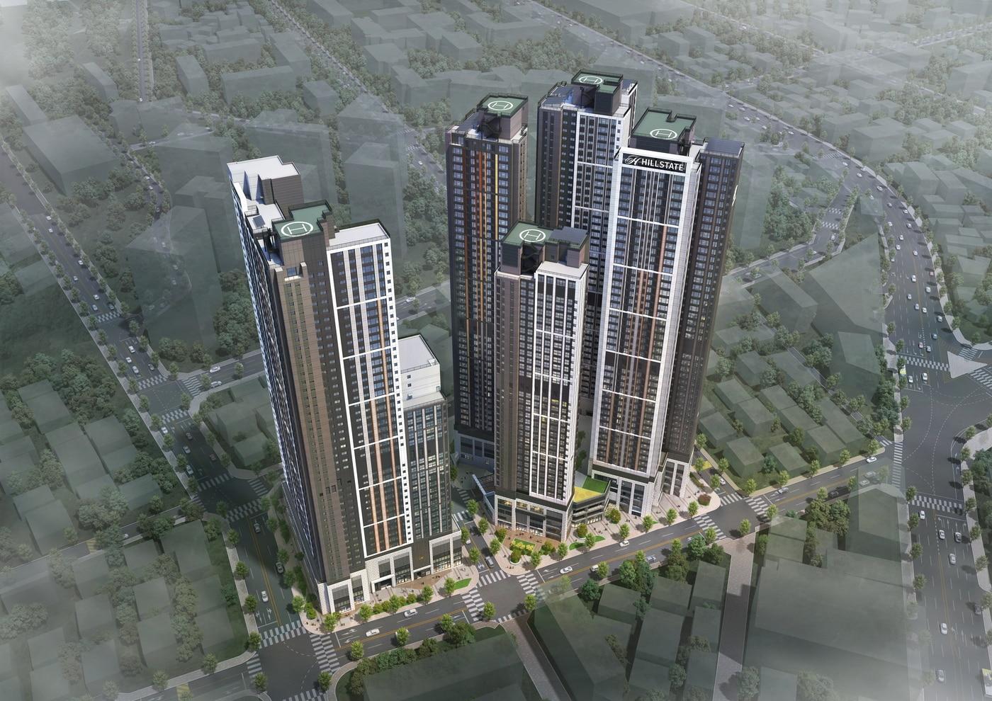 본문 이미지 - 울산 남구 '힐스테이트 선암호수공원' 조감도 (현대건설 제공)