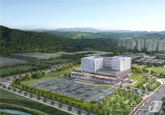 본문 이미지 - 경남 서부의료원 조감도(경남도 제공. 재판매 및 DB금지)
