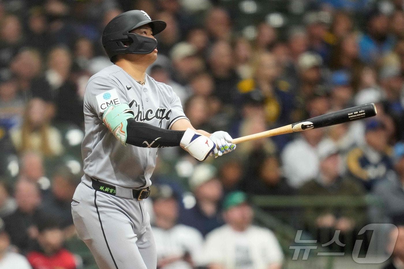 본문 이미지 - 무라카미 무네타카(시카고 화이트삭스). ⓒ AFP=뉴스1