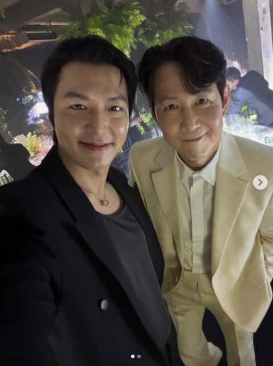 본문 이미지 - 이민호(왼쪽), 이정재/이정재 인스타그램