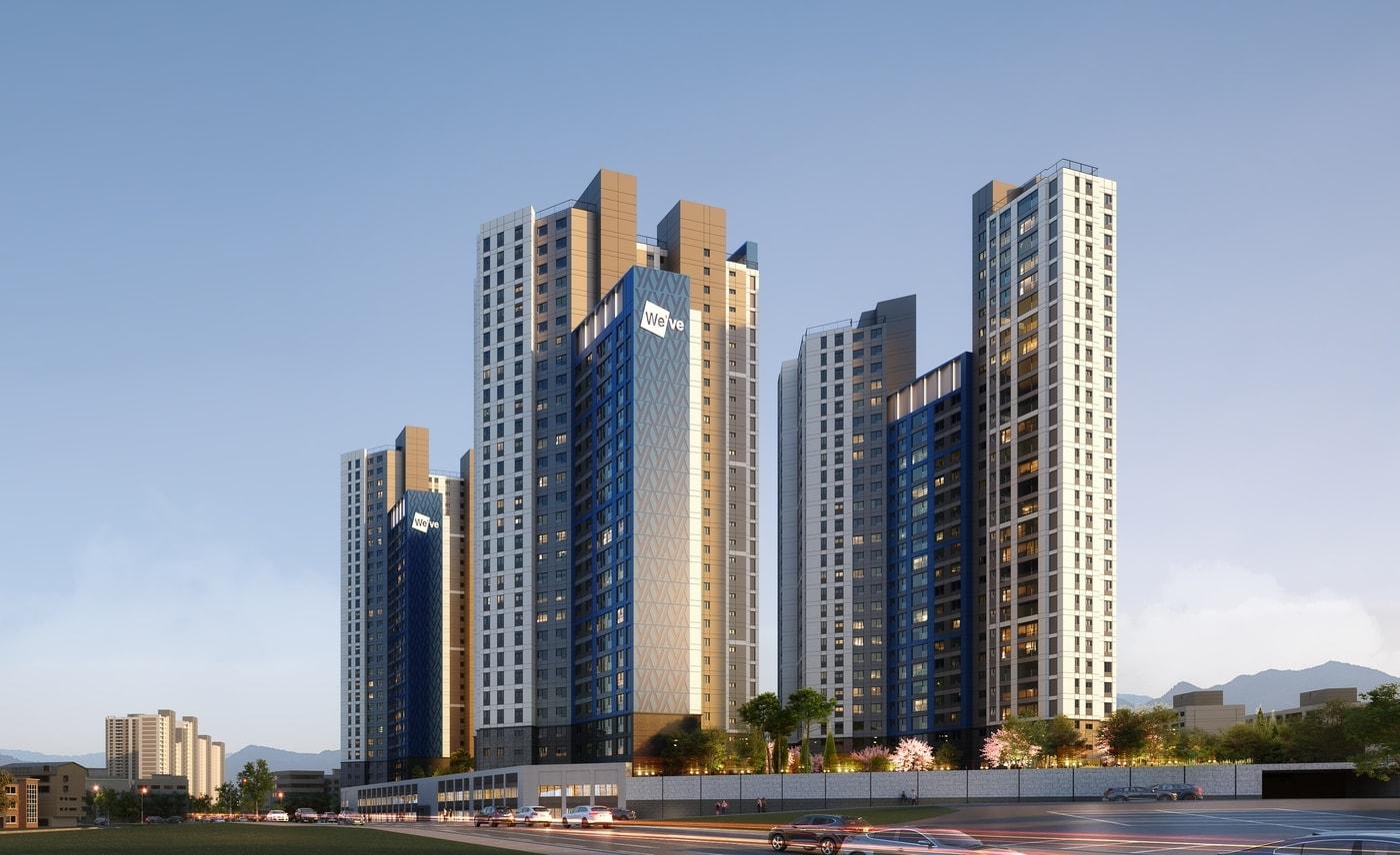 본문 이미지 - 명장3구역 투시도(두산건설 제공) 뉴스1 ⓒ News1  