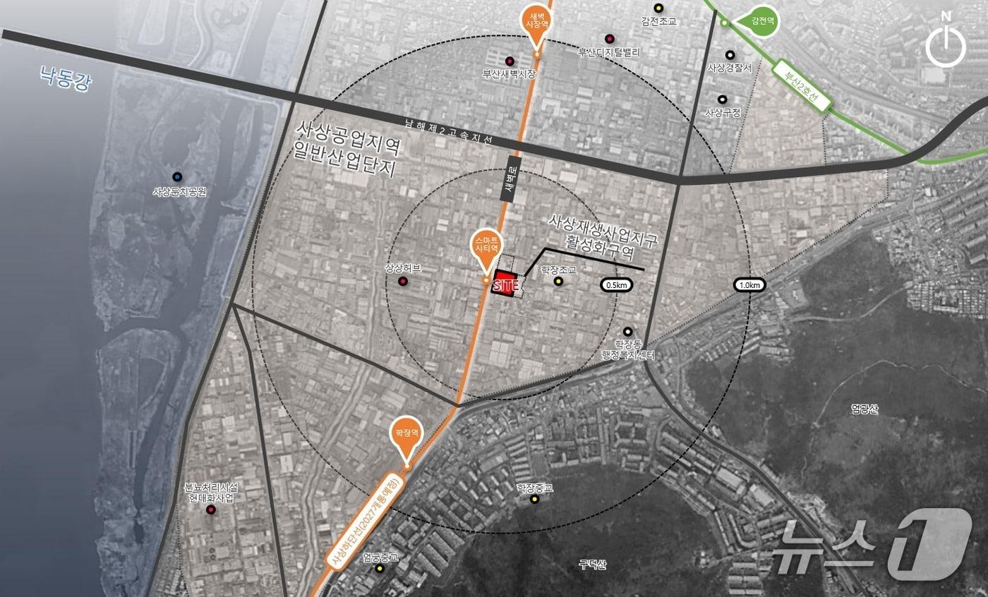 본문 이미지 - 위치도. 부산시 제공. 재판매 및 DB금지