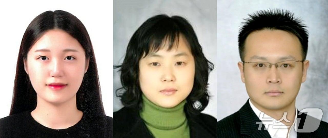 본문 이미지 - 충북 괴산군 2026년 1분기 친절공무원. 왼쪽부터 황민정 주무관, 박선영 팀장, 손병진 팀장.(괴산군 제공. 재판매 및 DB금지)