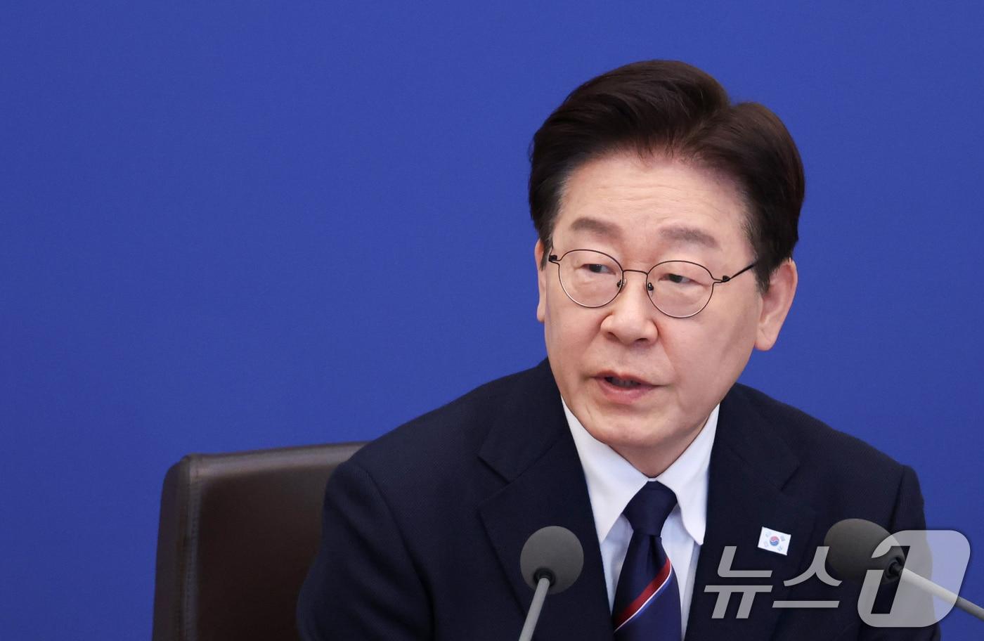 본문 이미지 - 이재명 대통령이 31일 청와대에서 열린 국무회의에서 발언을 하고 있다. (청와대통신사진기자단) 2026.3.31 ⓒ 뉴스1 이재명 기자