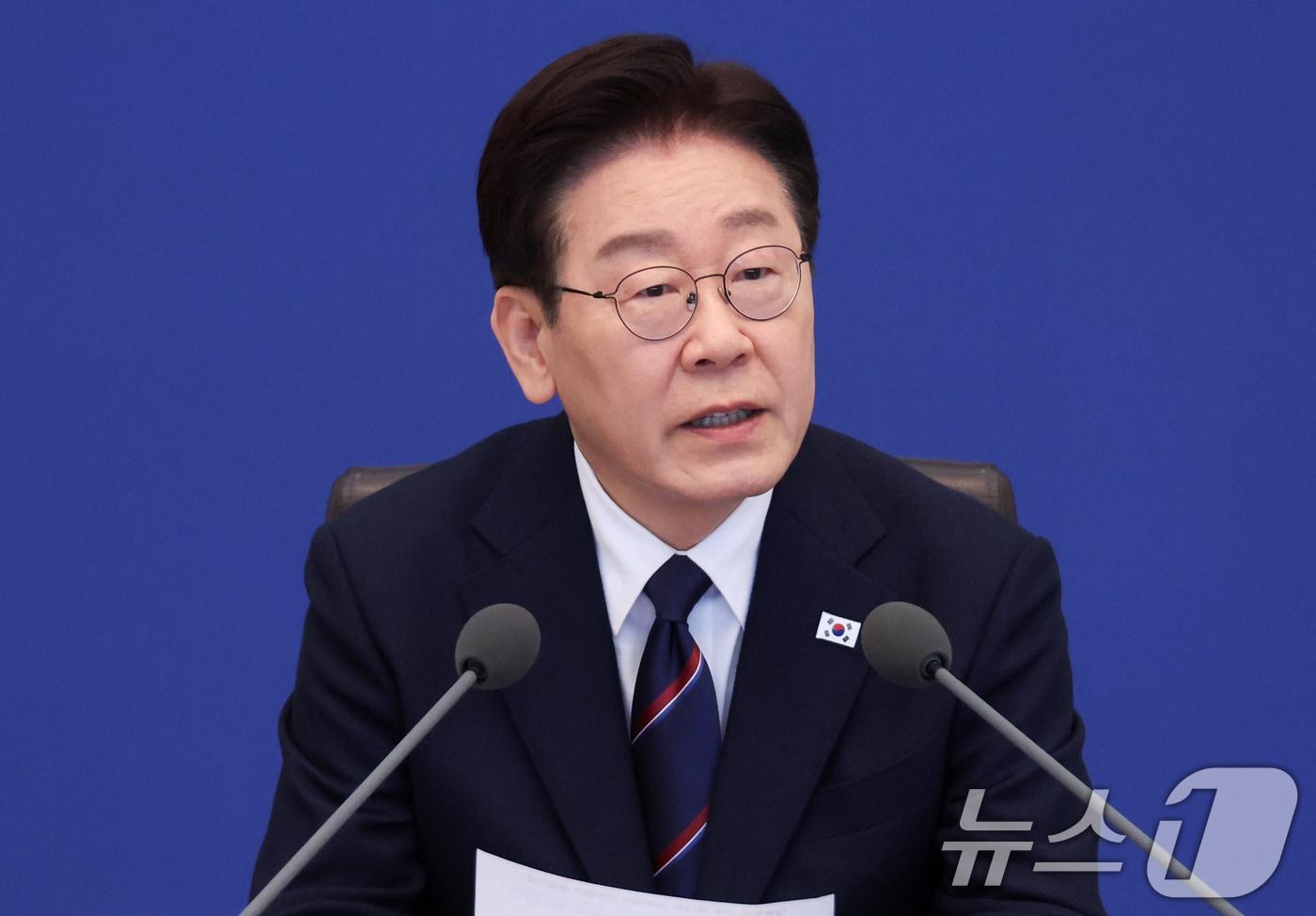 본문 이미지 - 이재명 대통령이 청와대에서 열린 국무회의에서 발언을 하고 있다. (청와대통신사진기자단) 2026.3.31 ⓒ 뉴스1 이재명 기자