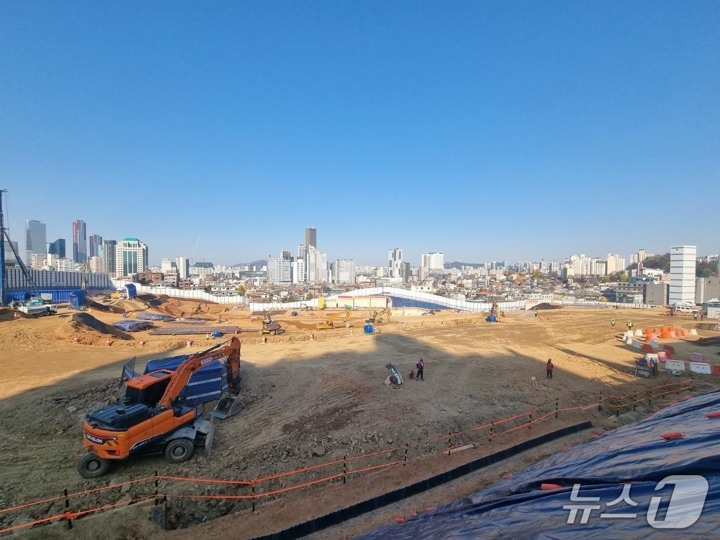 본문 이미지 - 노량진 뉴타운 공사 현장'뉴스1 ⓒ News1   