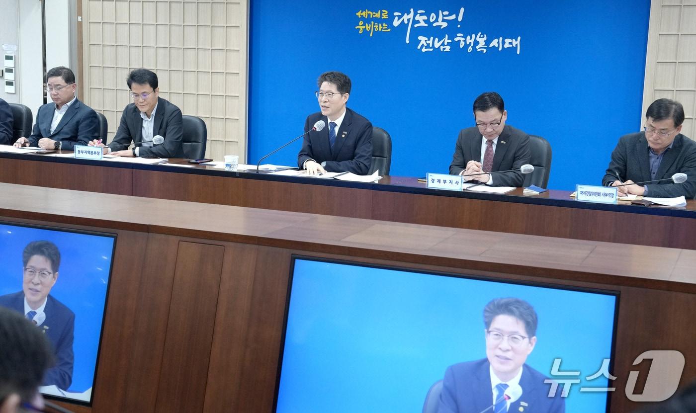 본문 이미지 - 실국 정책회의.(전남도 제공. 재판매 및 DB금지) 2026.3.31/뉴스1