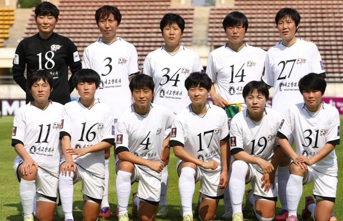 본문 이미지 - 오는 5월 수원을 방문할 예정인 북한 여자축구팀 내고향여자축구단. (AFC 제공)