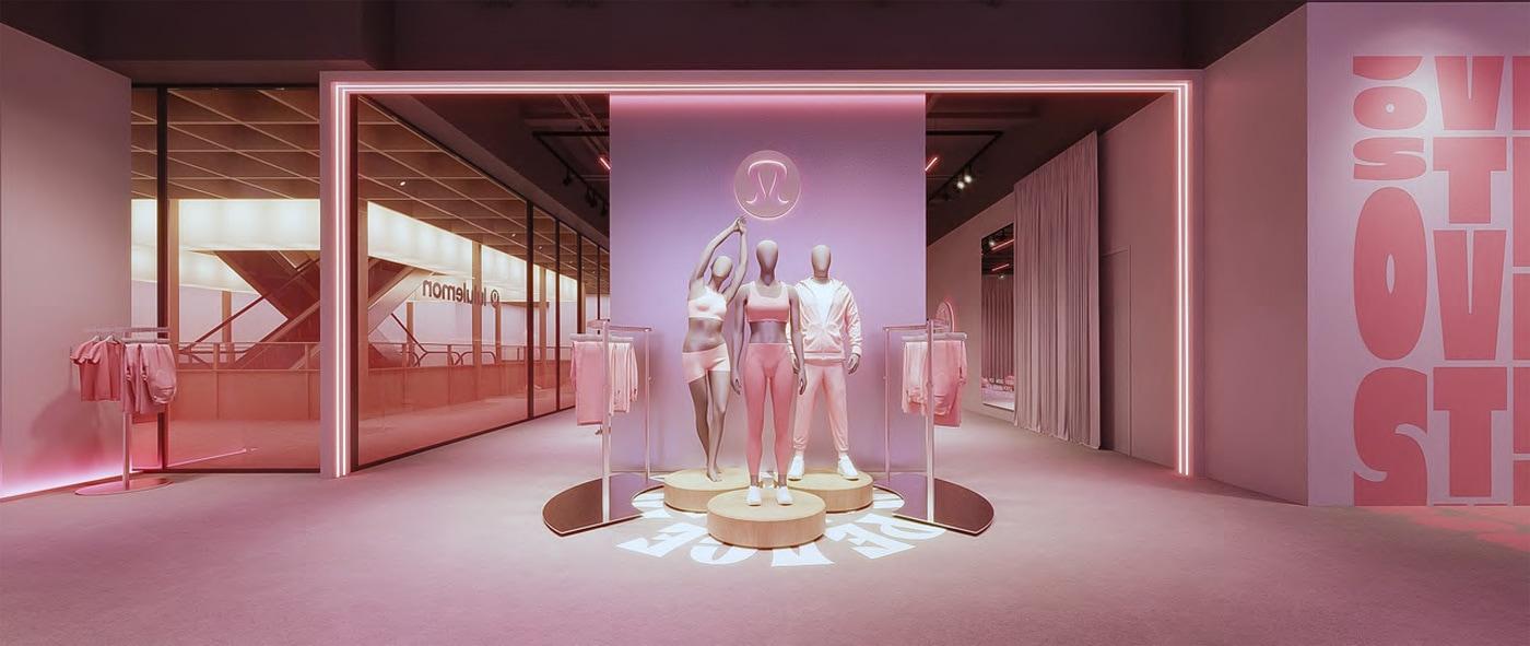 본문 이미지 - 룰루레몬 매장 랜더링 이미지.(신세계백화점 제공)