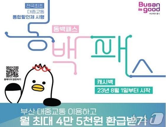 본문 이미지 - 동백패스.(부산시 제공. 재판매 및 DB금지)