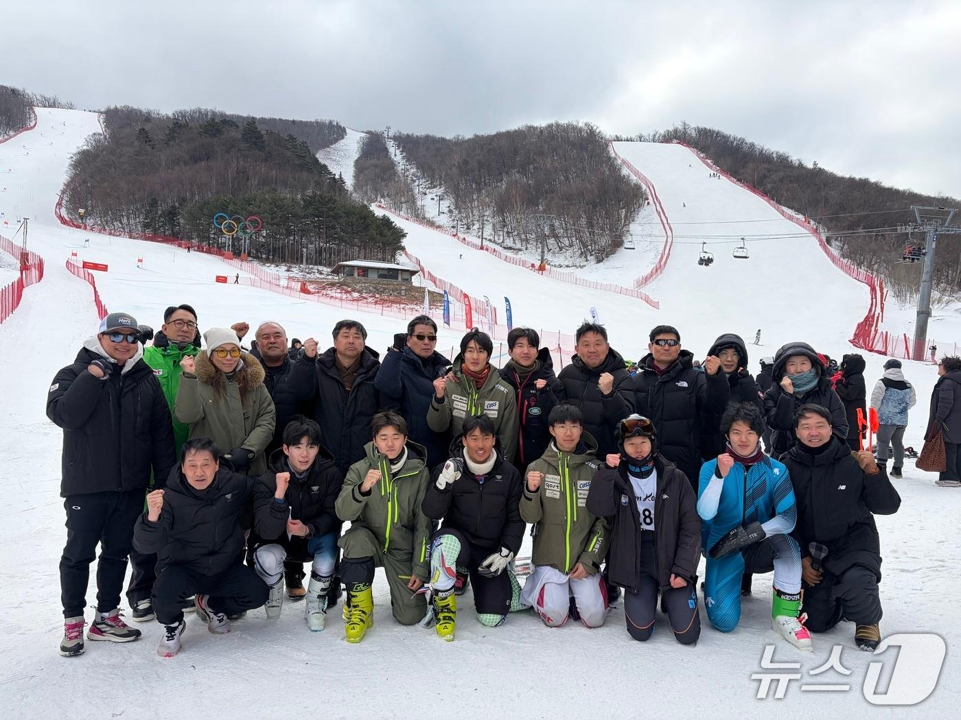 본문 이미지 - 제107회 전국동계체육대회에 출전한 도교육청 소속 초·중·고 학생선수들.(강원교육청 제공, 재판매 및 DB금지)