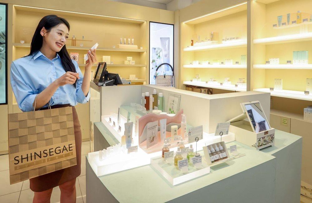 본문 이미지 - 신세계면세점 명동점 K-뷰티 매장(신세계면세점 제공)