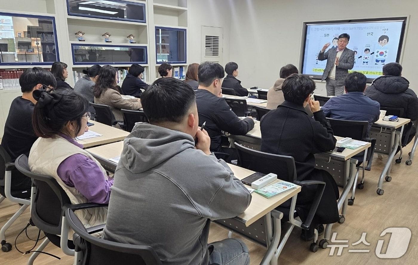본문 이미지 - 충북 증평군 고향사랑기부 답례품 대상업체 교육.(증평군 제공. 재판매 및 DB금지)