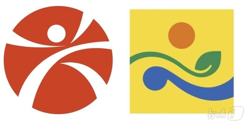 본문 이미지 - 광주광역시청(왼쪽)와 전라남도청(오른쪽)의 심벌마크. 전남과 광주는 행정통합 특별법에 따라 오는 7월 1일 '전남광주특별시'로 통합될 전망이다. 2026.3.4 ⓒ 뉴스1