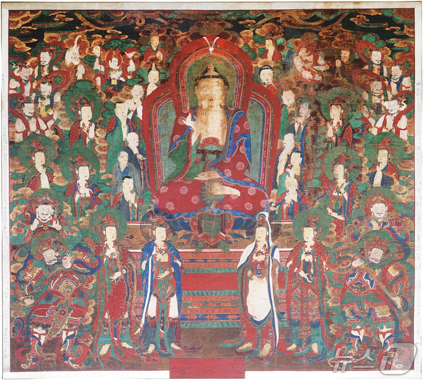 본문 이미지 -  아미타여래설법도(가평군 제공. 재판매 및 DB 금지)/뉴스1