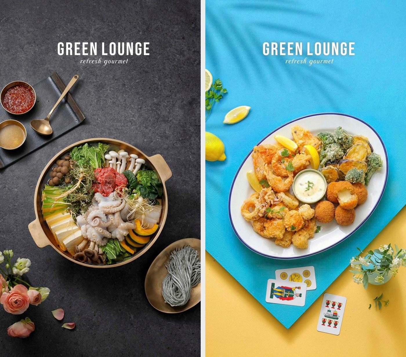 본문 이미지 - 아워홈 '그린 라운지' 봄 시즌 신메뉴 포스터.(아워홈 제공)