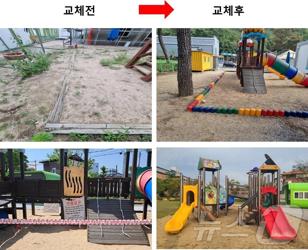 본문 이미지 - 경북교육청은 5일 학생들이 안심하고 이용할 수 있는 놀이 환경 조성을 위해 ‘2026년 어린이놀이시설 개선 사업’을 추진한다. /뉴스1