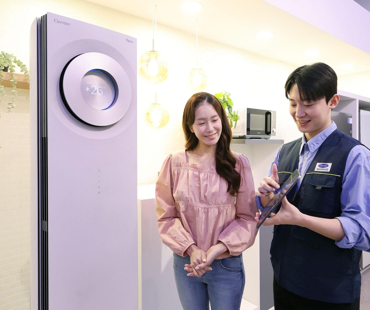 본문 이미지 - 오텍캐리어가 여름철 무더위를 사전에 대비하고 안전한 에어컨 사용 환경을 조성할 수 있도록 31일까지 한 달 간 ‘에어컨 무상 안전 점검 서비스’를 실시한다.(오텍캐리어제공)