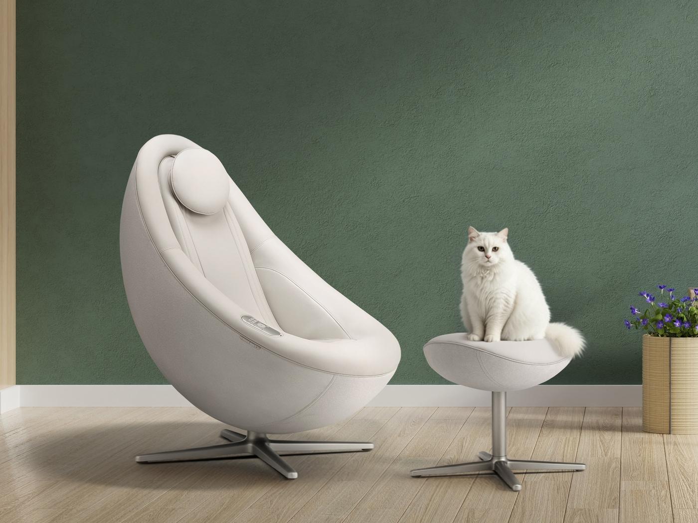 본문 이미지 - '코웨이 비렉스(BEREX) 페블체어2' 제품 사진.(코웨이 제공)