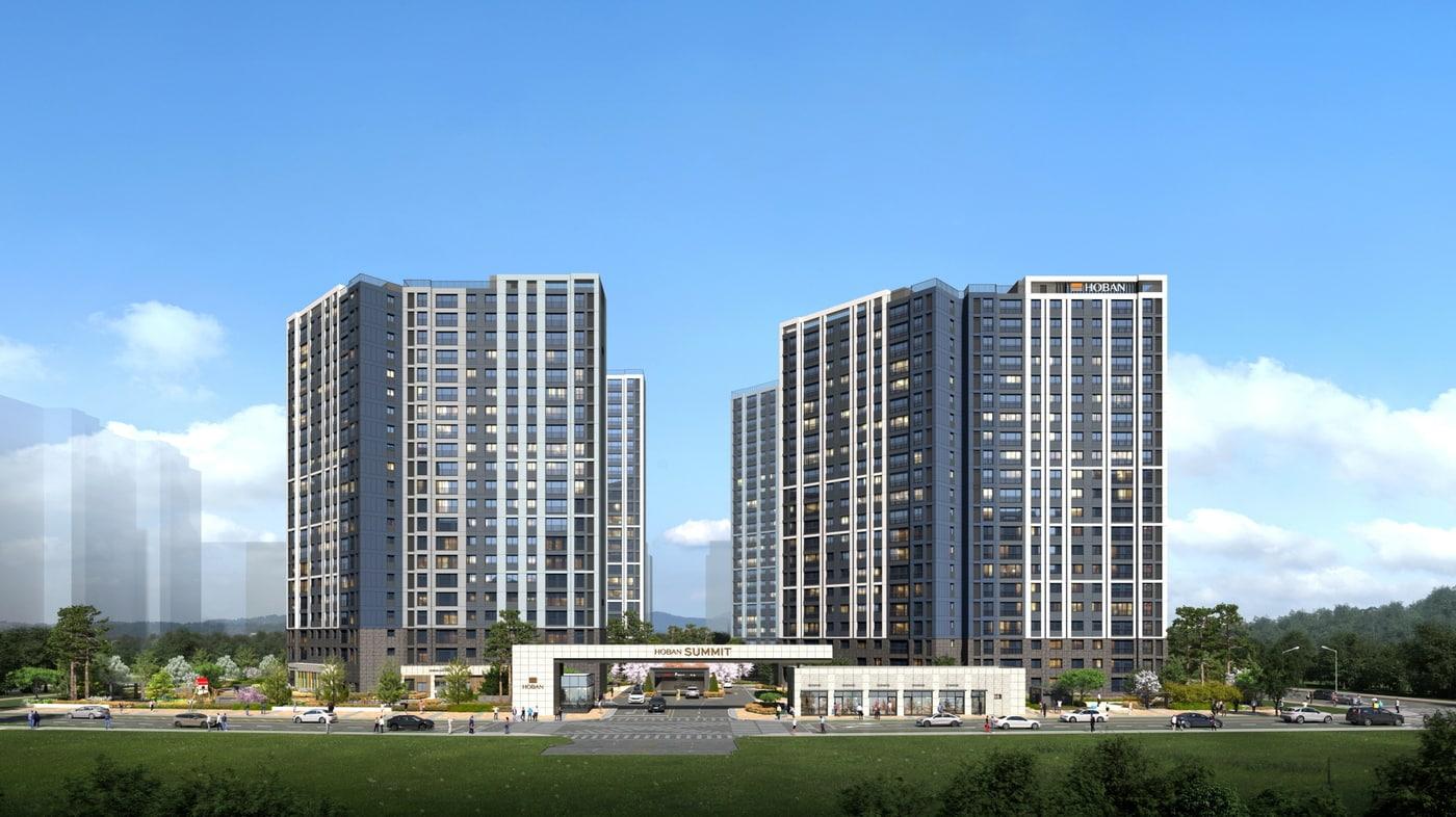 본문 이미지 - '호반써밋 시흥거모 B1블록' 조감도 (호반건설 제공) 뉴스1 ⓒ News1